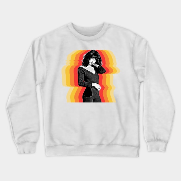 Kate Bush † Retro Aesthetic Fan Art Design Crewneck Sweatshirt by DankFutura